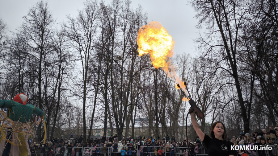22.02.2026. Бобруйск. Праздник Масленица в городском парке культуры и отдыха