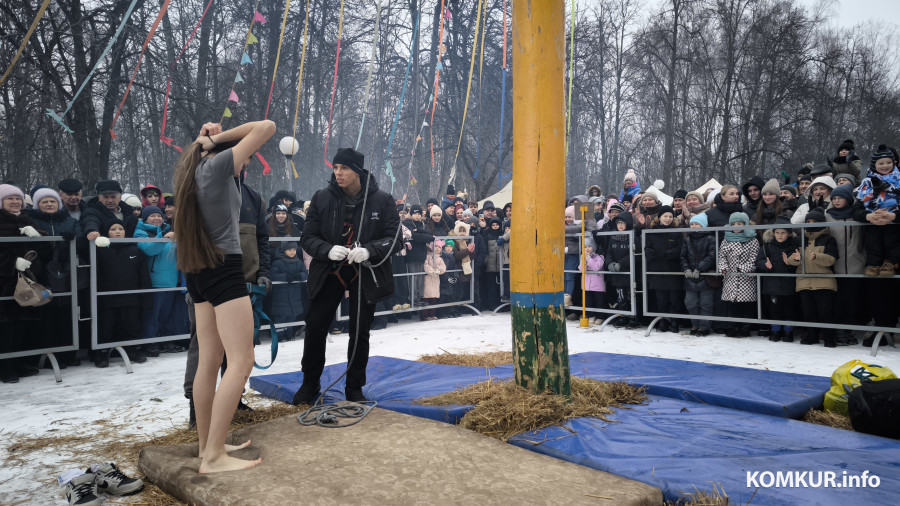22.02.2026. Бобруйск. Праздник Масленица в городском парке культуры и отдыха