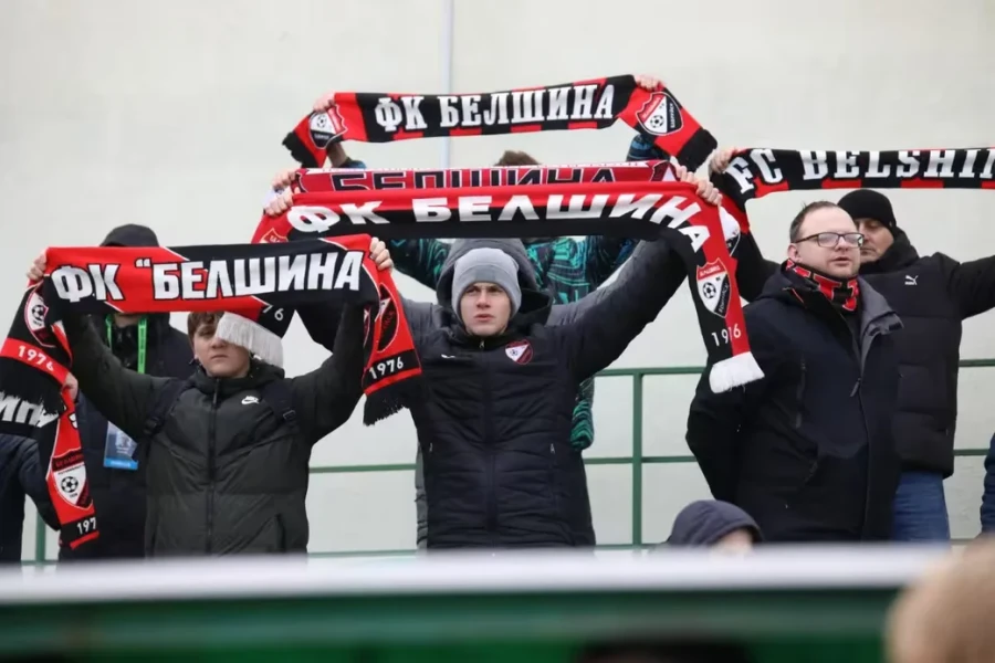 6.12.2025, стадион имени Александра Прокопенко.. Бобруйск празднует возвращение в Высшую лигу.