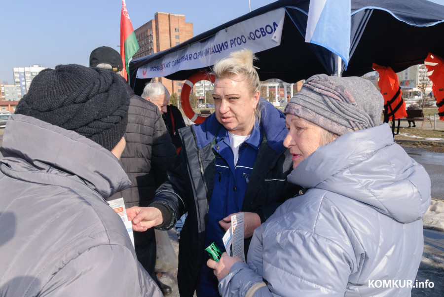 12 марта 2026 года, Бобруйск, район ТЦ «Корона». День безопасности на водах.