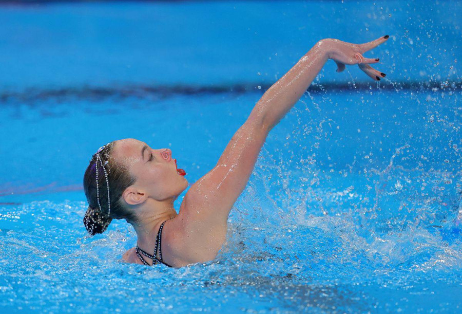 Белорусская синхронистка Василина Хондошко завоевала золотую медаль на этапе Кубка мира в Париже