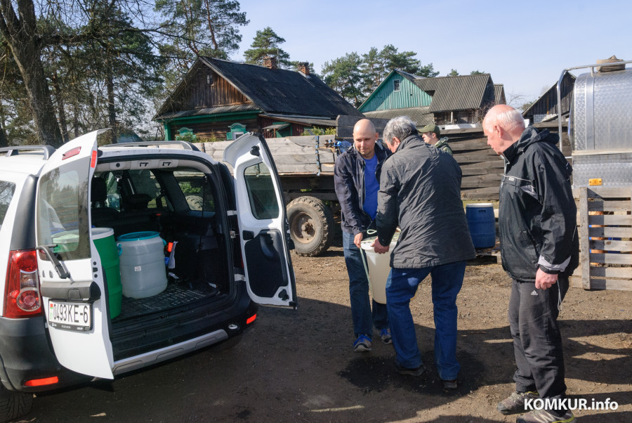 30.03.2026. Глуша, Бобруйский район. Продажа березового сока в Глушанском лесничестве.