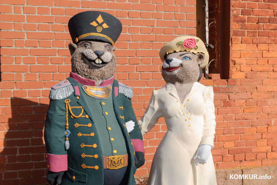 09.03.2026. улица Карла Оппермана, Бобруйск, Новый арт-объект появился в Бобруйской крепости вблизи бывшего порохового склада