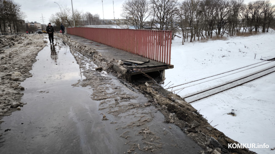 2.03.2026. Бобруйск. ЧП на путепроводе по улице Карла Маркса