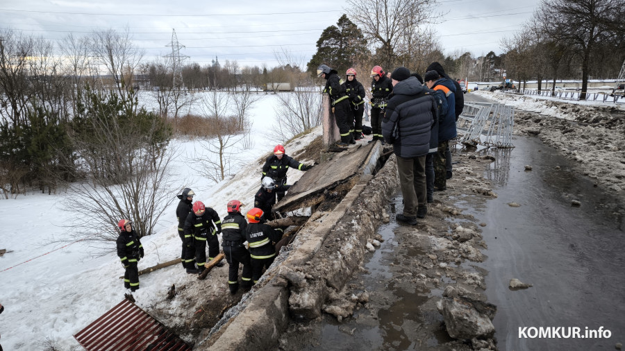 Побывали на поврежденном путепроводе в Бобруйске и узнали новости для водителей, пешеходов, пассажиров