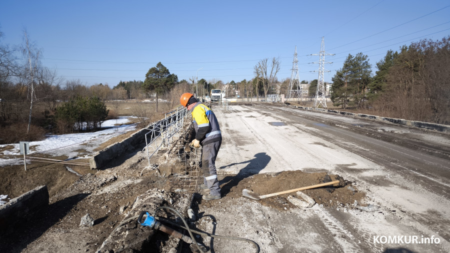 14.03.2026. Бобруйск. Ремонт путепровода по улице Карла Маркса