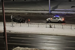 В Бобруйске 20 летняя девушка «положила на крышу» Volvo (видео аварии)