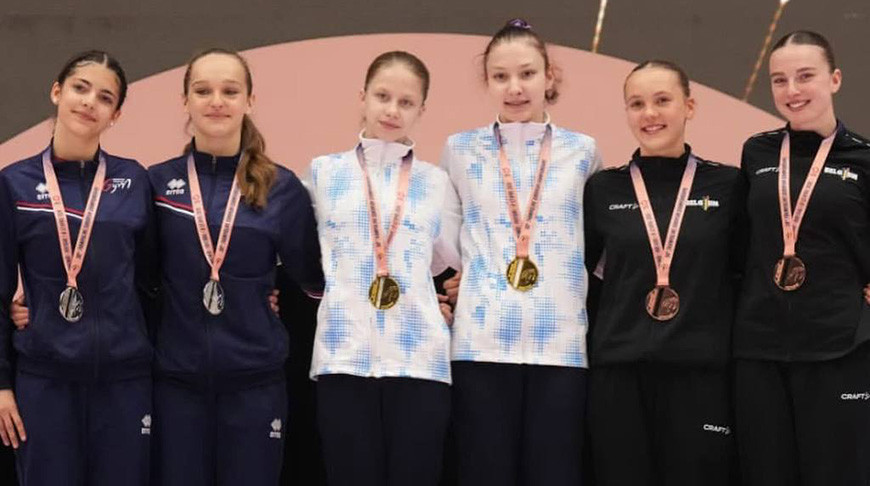 Юные батутисты из Беларуси победили в синхронных прыжках на чемпионате Европы