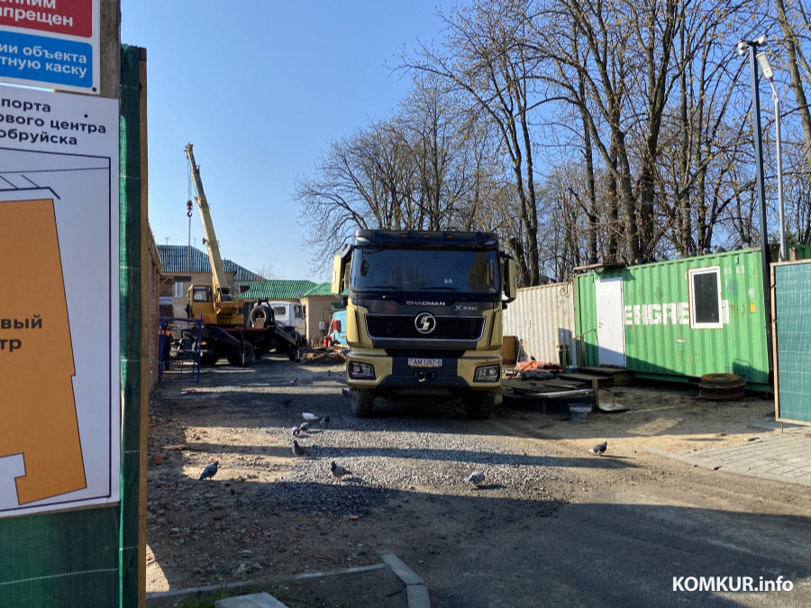 13.04.2026. Строительство нового торгового центра в Бобруйске.