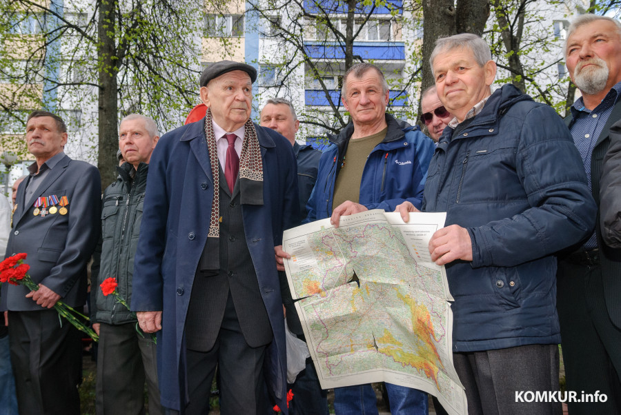 25.04.2026. 125, улица Урицкого, Бобруйск, Беларусь. Торжественное открытие памятного знака в память о жертвах и ликвидаторах аварии на ЧАЭС в преддверии 40-летия Чернобыльской трагедии