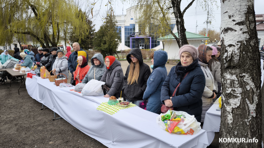 11.04.2026. Бобруйск. Освящение пасхальных блюд в Свято-Никольском кафедральном соборе