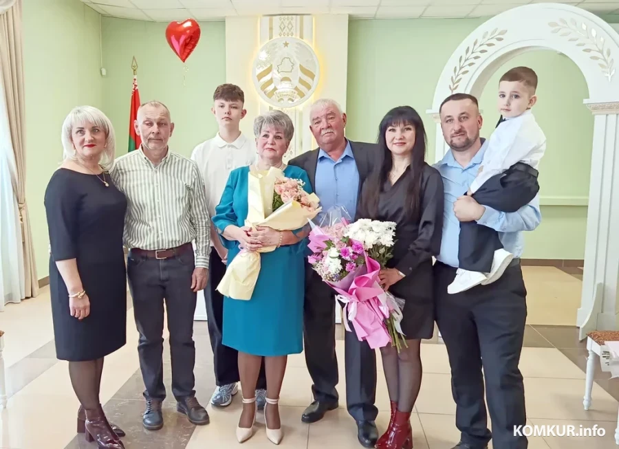 18.04.2026 г. Золотая свадьба Сергея Семеновича и Валентины Ивановны Щербы.