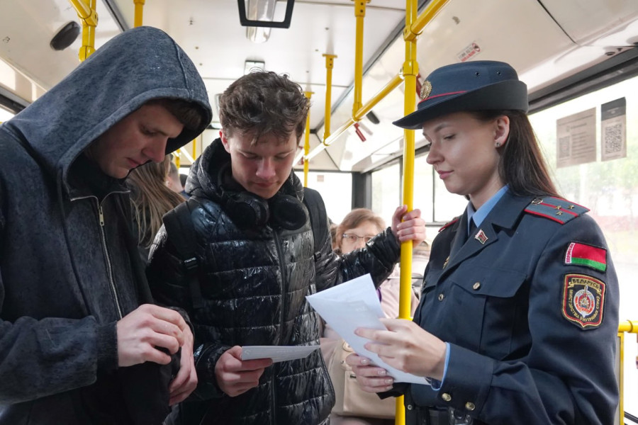29 мая 2026 года. «Антинаркотический автобус» начал курсировать в Могилеве. Фото: УВД Могилевского облисполкома.