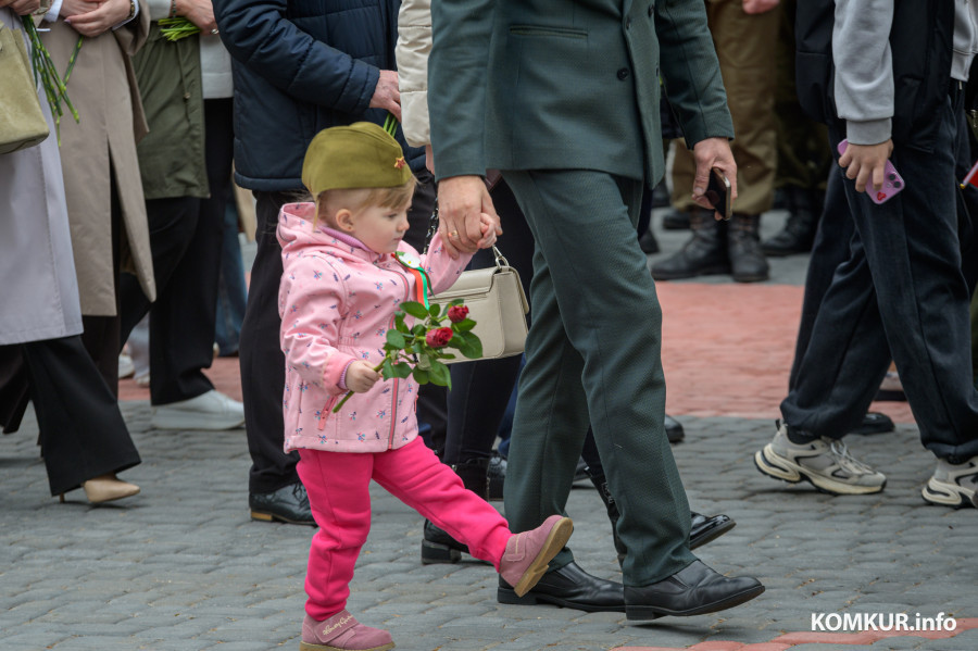 09.05.2026. Минская улица – Социалистическая улица – площадь Победы. Шествие праздничной колонны ветеранов Великой Отечественной войны, руководства города, представителей трудовых коллективов, молодежи и общественности Бобруйска в честь Дня Победы.8