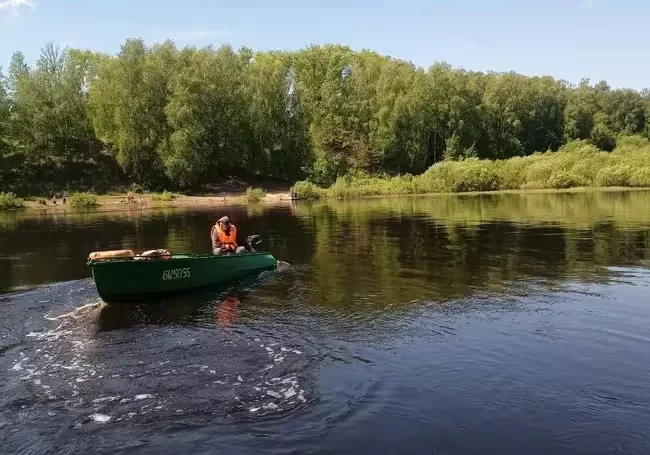 Лодочная переправа в Бобруйске начала работу