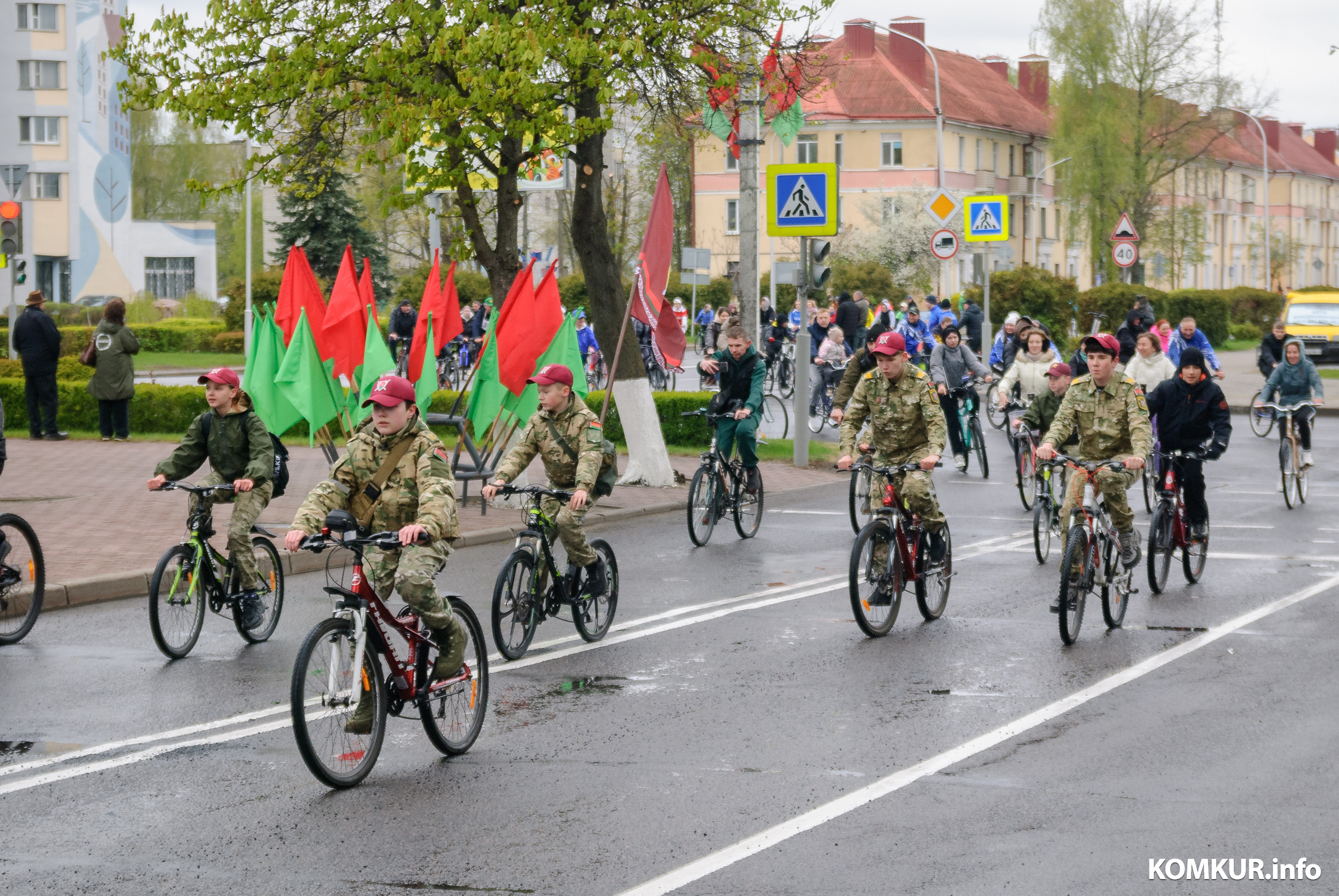 01.05.2026. Бобруйск. Минская – Карбышева. Первомайский мотовелопробег.