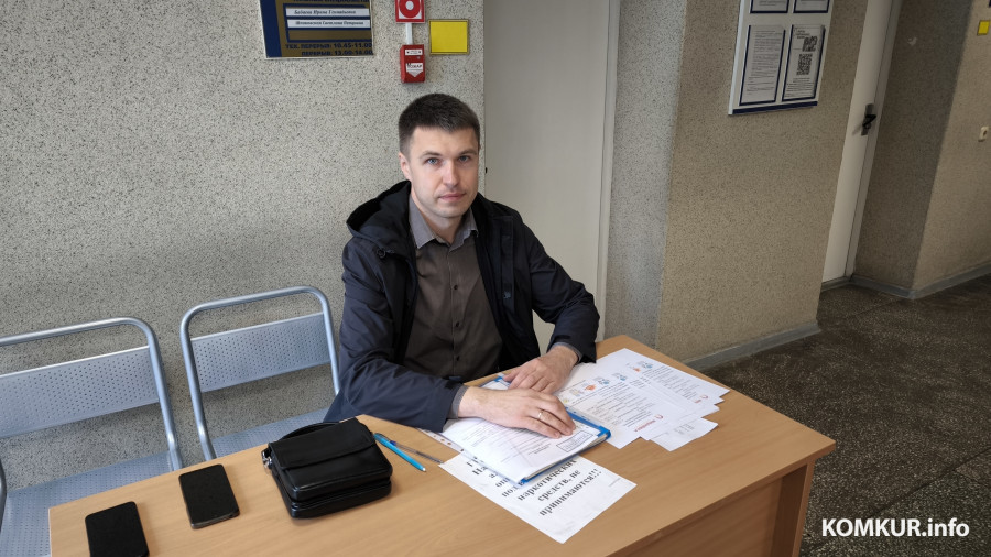 28.05.2026. Бобруйск. Управление по труду, занятости и социальной защите Бобруйского горисполкома. Специалист по кадрам ЗАО "Птицефабрика Вишневка" Павел Пригара.