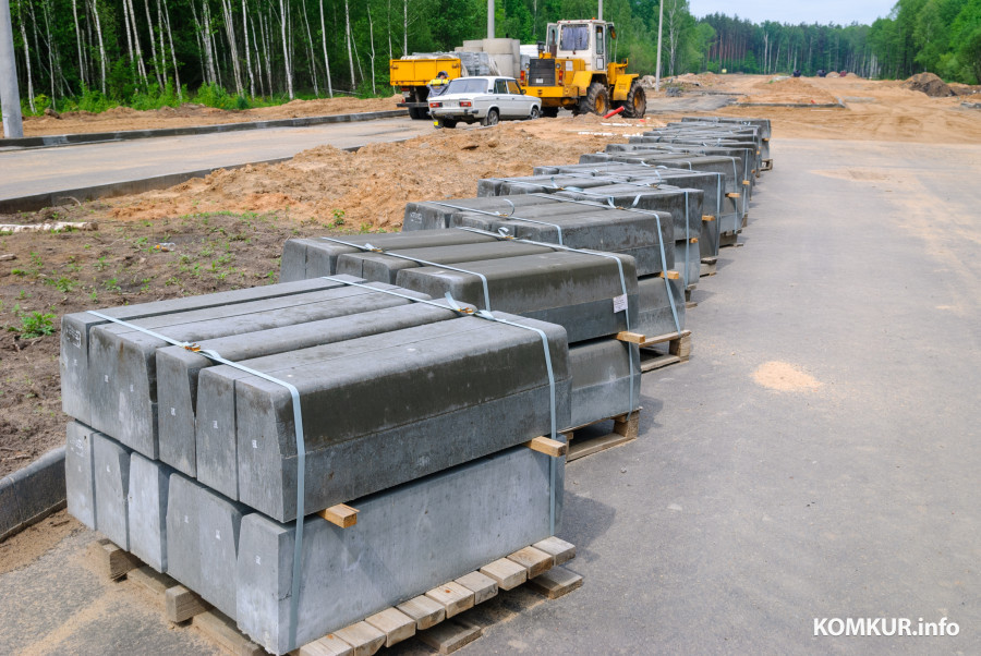 Май 2026, Бобруйск. Строительство нового участка улицы Ульяновской.