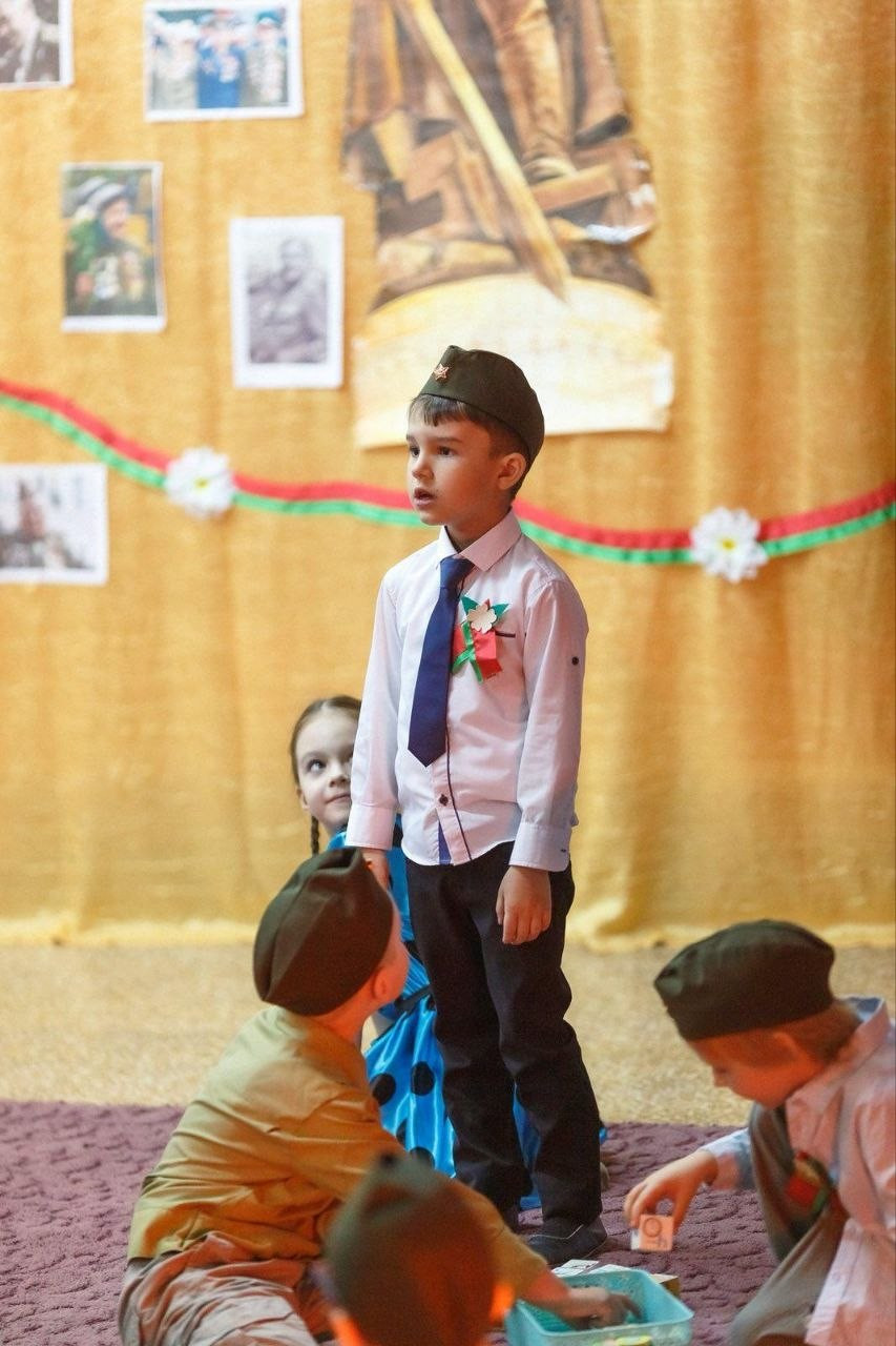 Детский сад №66 г. Бобруйска, 8 мая 2026 года. Утренник, посвященный 81-й годовщине Победы в Великой Отечественной войне.