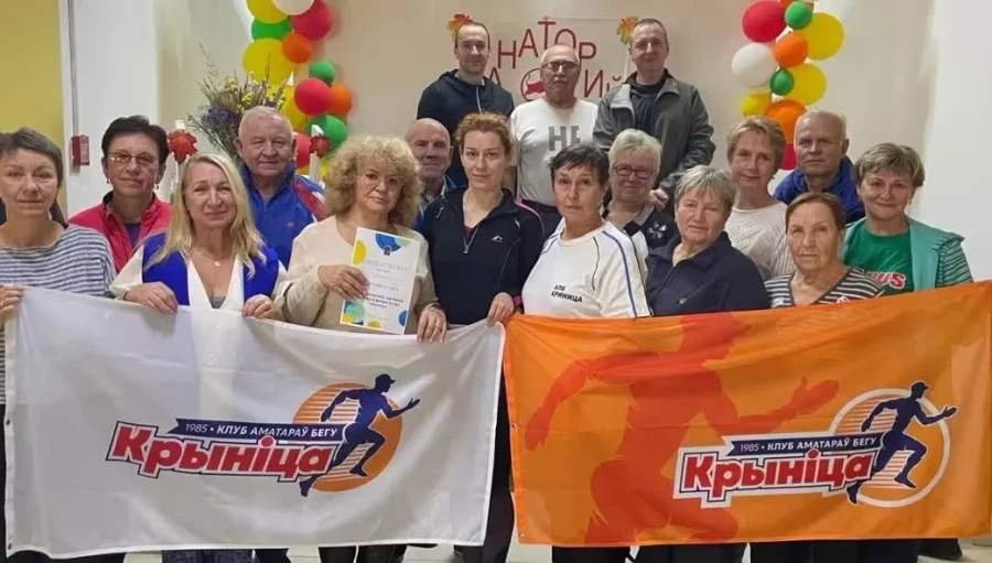 2023 год. Виктор Грищенко является членом клуба любителей бега «Крыніца».