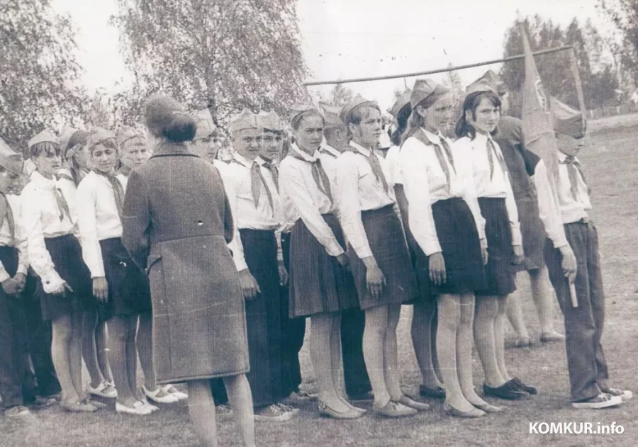 1972 год. Сычково, слет пионеров.