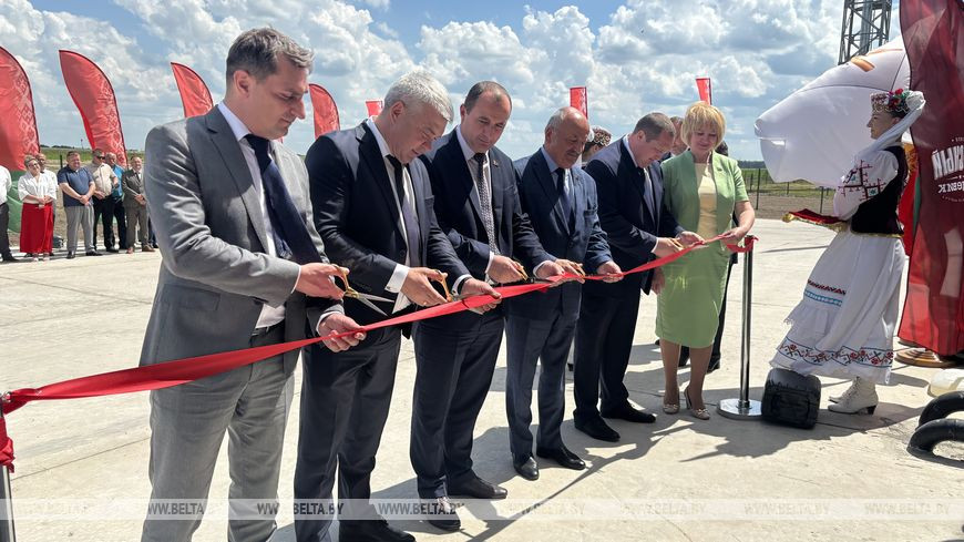 11 июня 2026 года. В Бобруйском районе после реконструкции открыли молочно-товарный комплекс.  Фото: БЕЛТА.