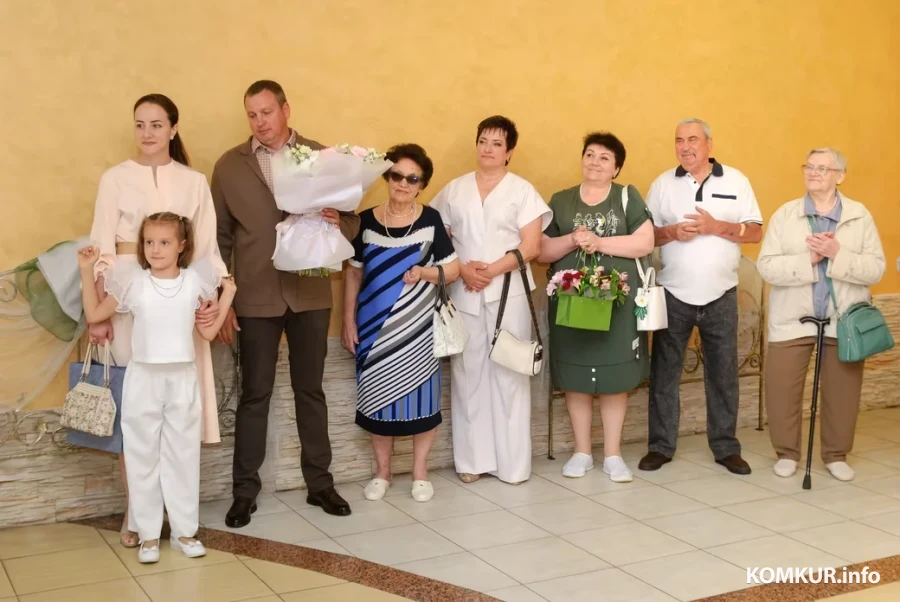 12.06.2026. Отдел ЗАГС Бобруйского горисполкома. Бриллиантовая свадьба. Валентины Васильевны и Бориса Борисовича Тимко.