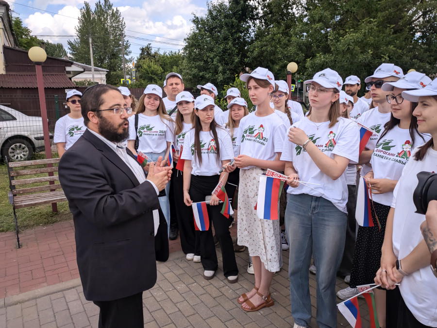24.06.2026. Площадь Победы. В Бобруйске встретили участников проекта «Дорогами памяти и славы».