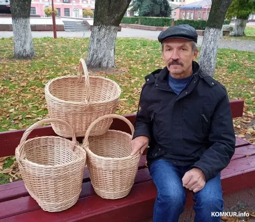 Викор Гербач, мастер лозоплетения, фото из архива редакции.