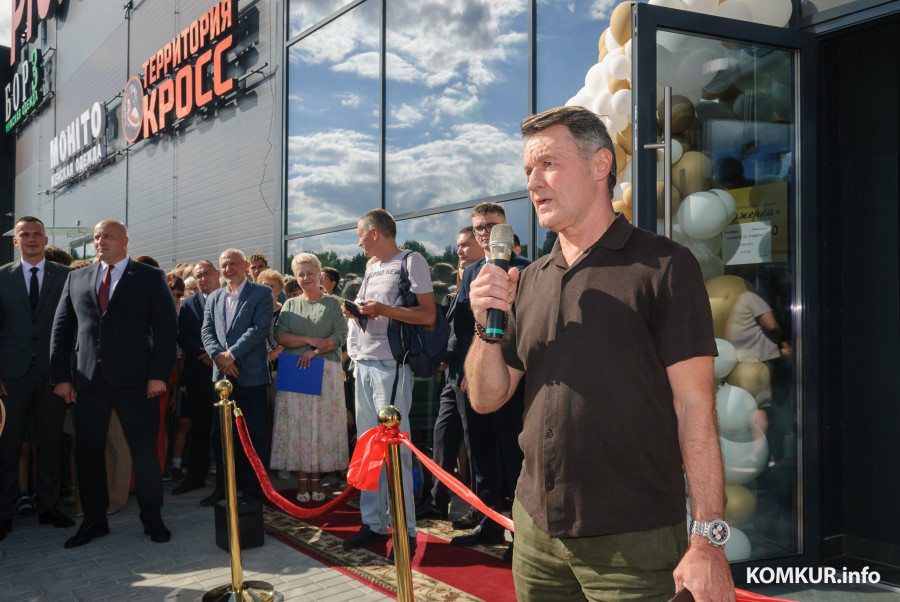 25.06.2026. Бобруйск, Торжественное открытие торгового центра «Этажерка». Игорь Турлыко.