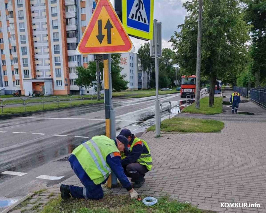 6.07.2026. Бобруйск. Временная организация движения на ул. Ленина и Володарского.