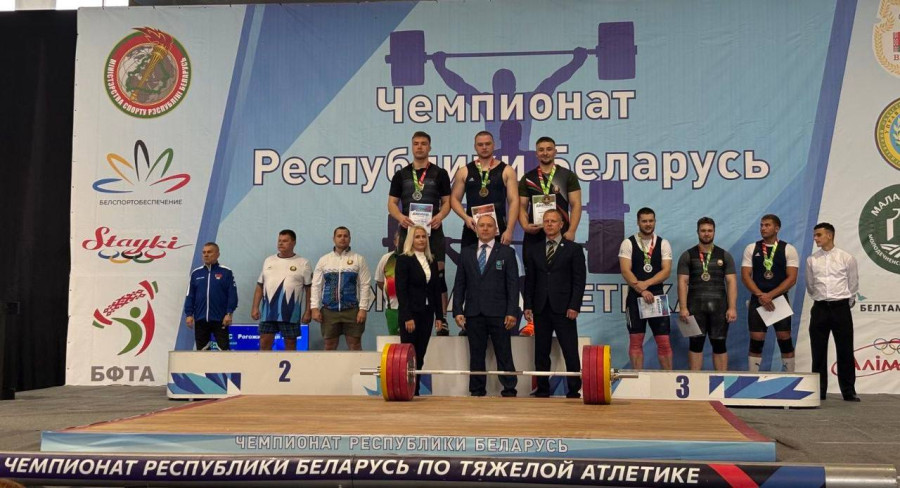 В Могилеве определились победители чемпионата Беларуси по тяжелой атлетике