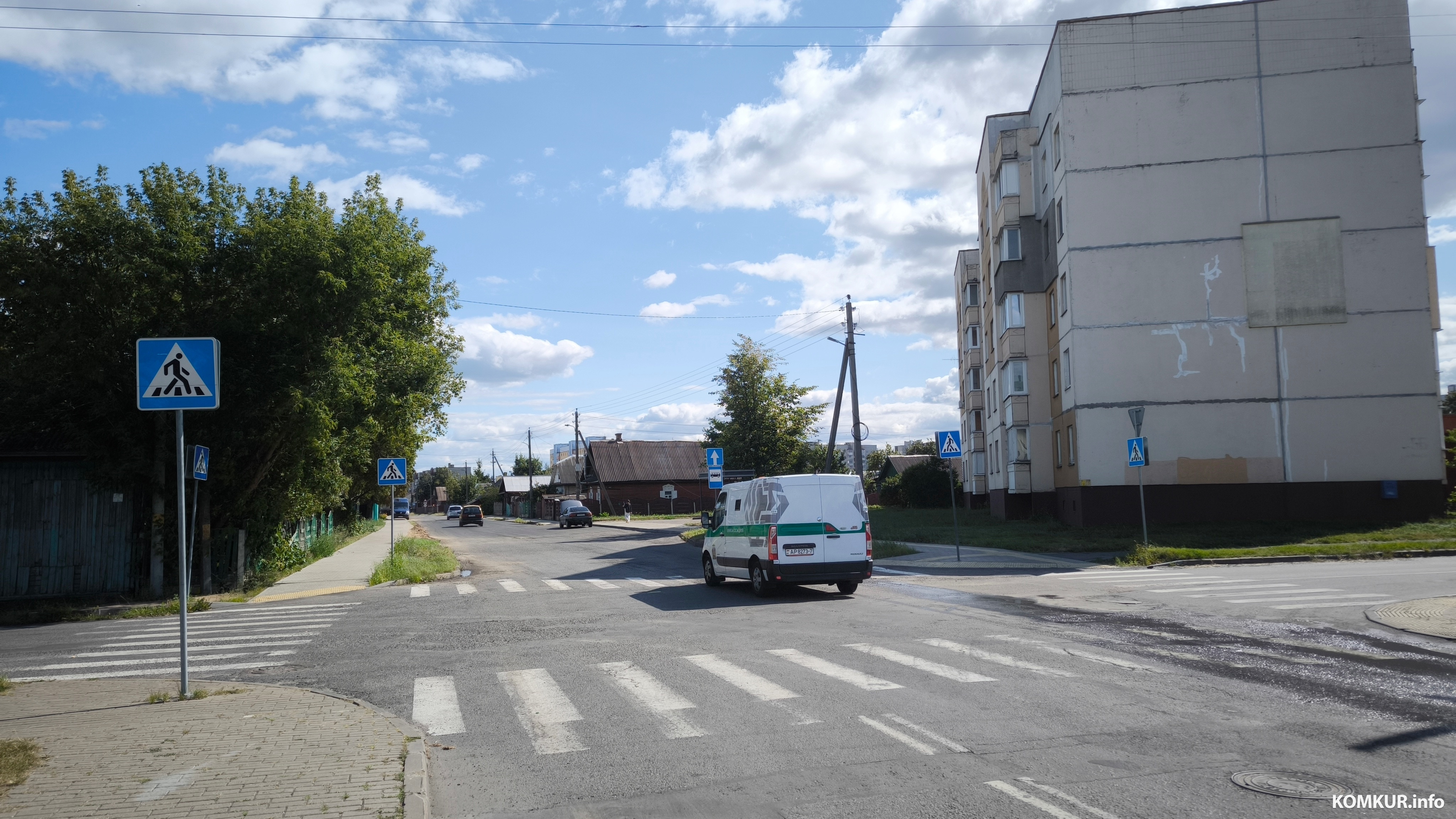 12.08.2026. Бобруйск. Улицы Ленина и Володарского вернулись к «одностороннему формату».