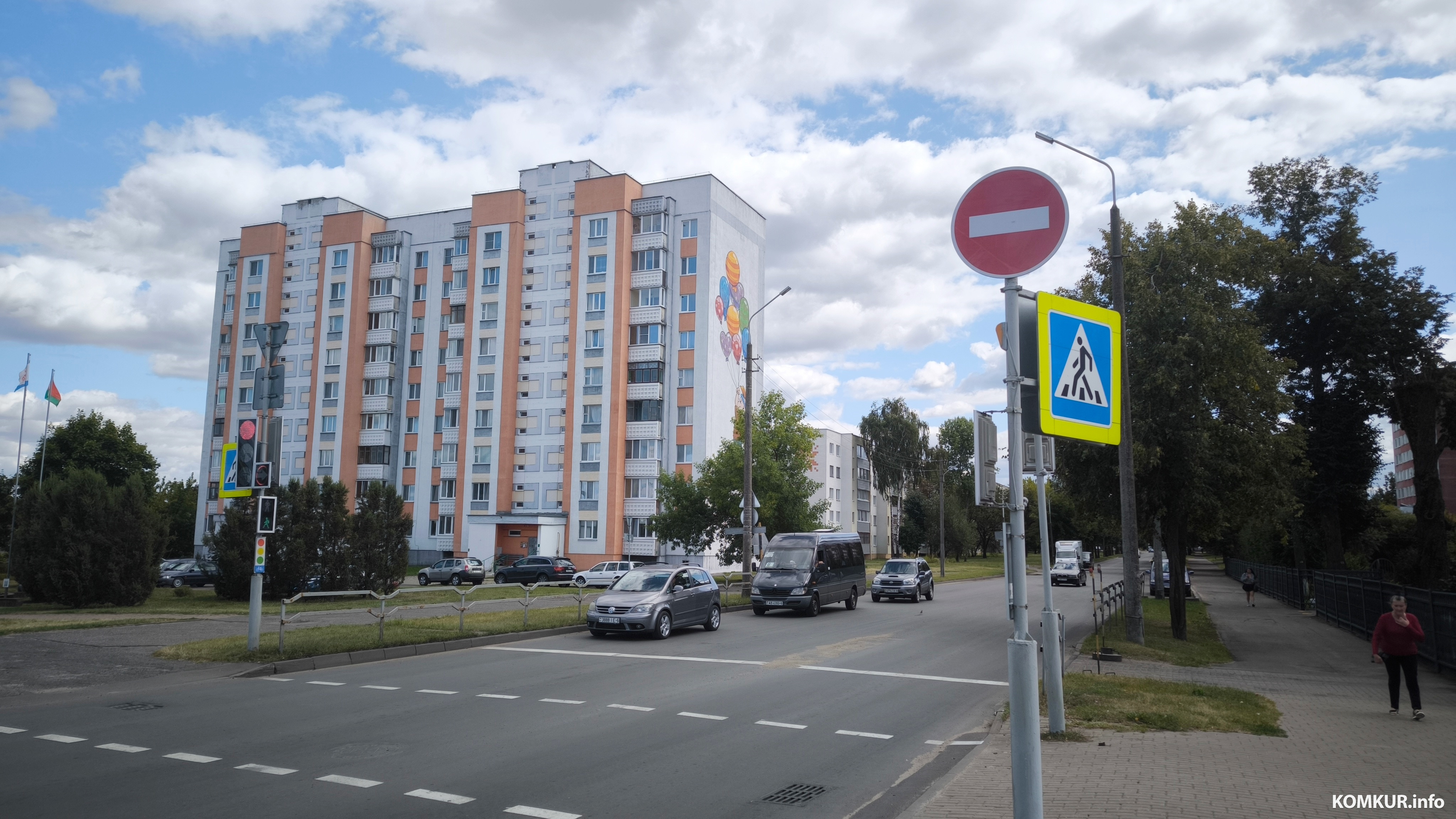 12.08.2026. Бобруйск. Улицы Ленина и Володарского вернулись к «одностороннему формату».