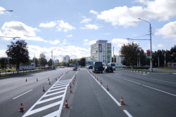 В Бобруйске на перекрестке Минской и Георгиевского изменена организация дорожного движения