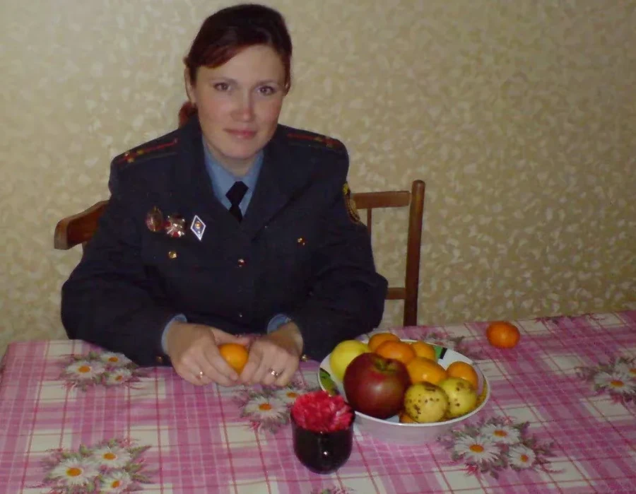 Елена в годы службы в МВД. Фото из личного архива.
