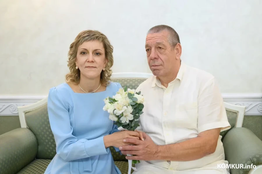 25.09.2026. Отдел ЗАГС Бобруйского горисполкома. Свадебная пара Тамара и Алексей
