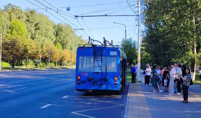 Со 2 октября в Бобруйске изменяется расписание движения троллейбусов по маршрутам № 1 и №2