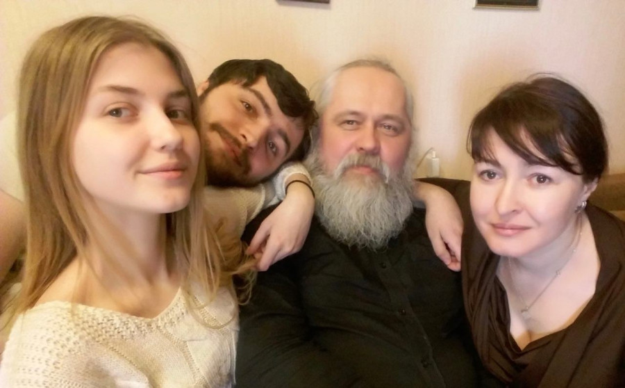 2015 г. Дмитрий Первий с семьей