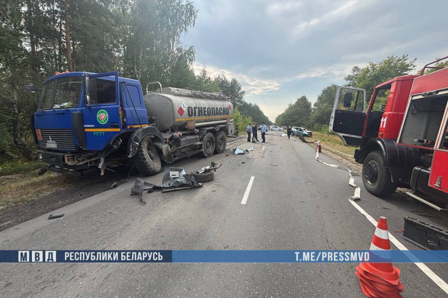 5.08.2026 г. ДТП в Гомельской области. Фото: МВД Беларуси
