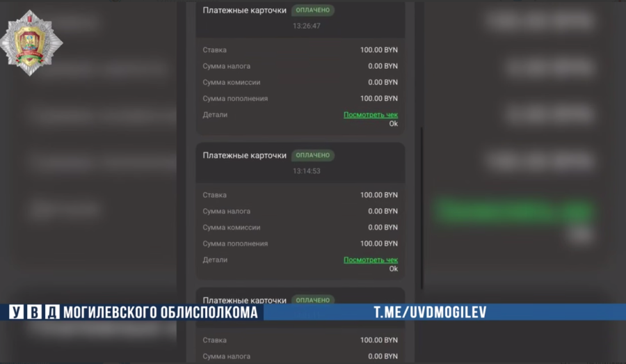 Скан с видео УВД Могоблиспокома