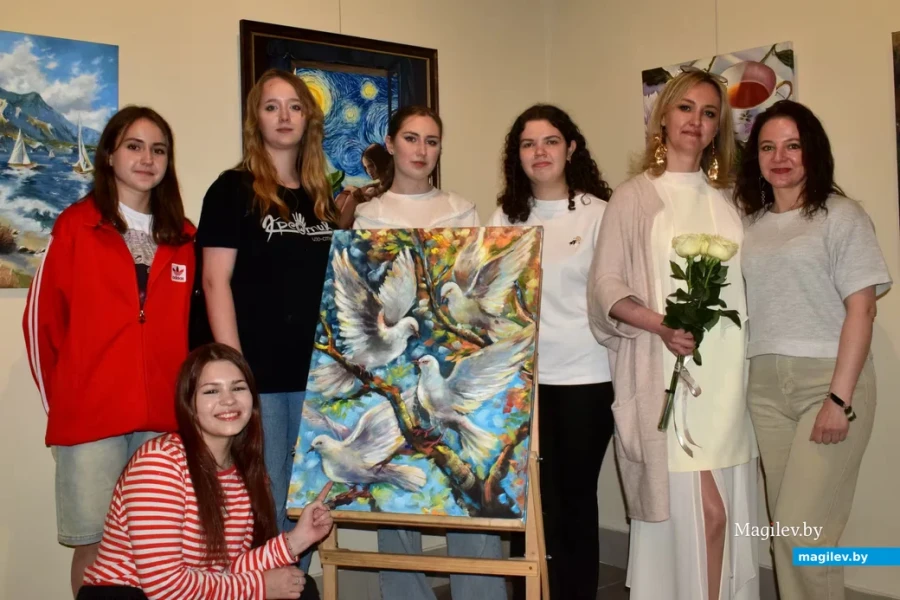 16.05.2026. «Ночь музеев» в Галерее Бобруйского художественного музея. Выставка работ изостудии «Креатив» (Светлогорск)
