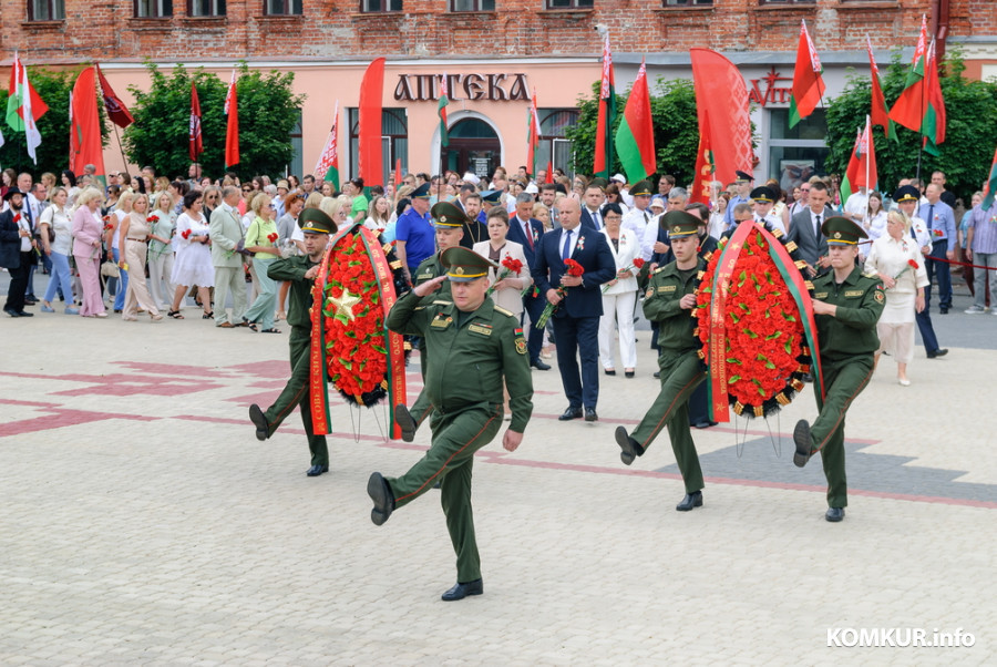 .В Бобруйске почтили память воинов, освобождавших город от немецко-фашистских захватчиков