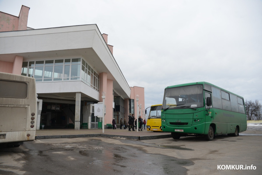 Расписание движения пригородного автобуса «Бобруйск – пос. Ленина» временно изменилось