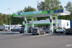 Спрос на топливо на АЗС на западной границе Беларуси значительно вырос