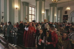 У бабруйскім касцёле адзначылі Вербную-Пальмовую нядзелю: фотафакт 