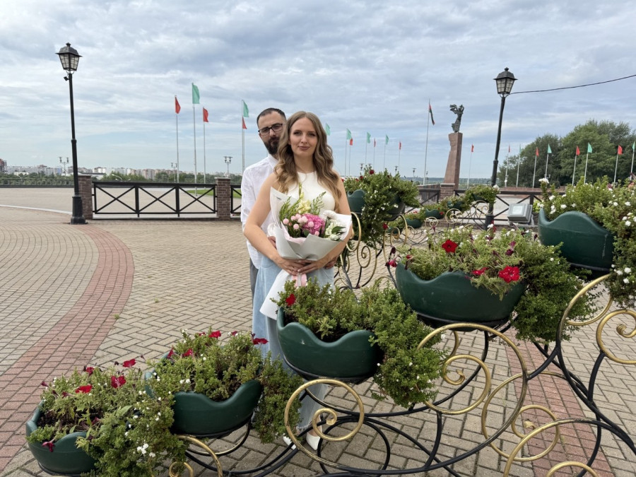 24.07.2026 г. Могилев. ЗАГС. Свадебная пара недели: Ольга и Дмитрий Тозик. 