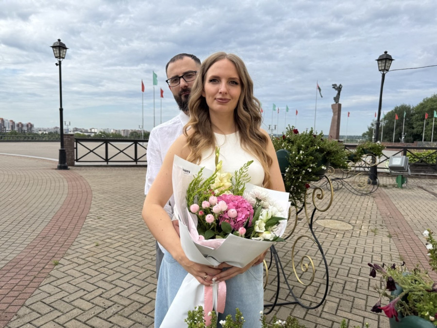 «В отношениях на расстоянии есть и своя романтика». Свадебная пара недели в Могилеве