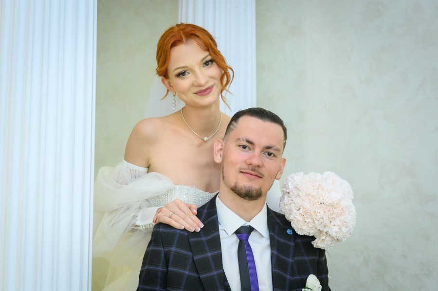 20.06.2025. Отдел ЗАГС Бобруйского горисполкома. Свадебная пара. Анастасия и Михаил