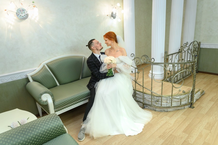 20.06.2025. Отдел ЗАГС Бобруйского горисполкома. Свадебная пара. Анастасия и Михаил